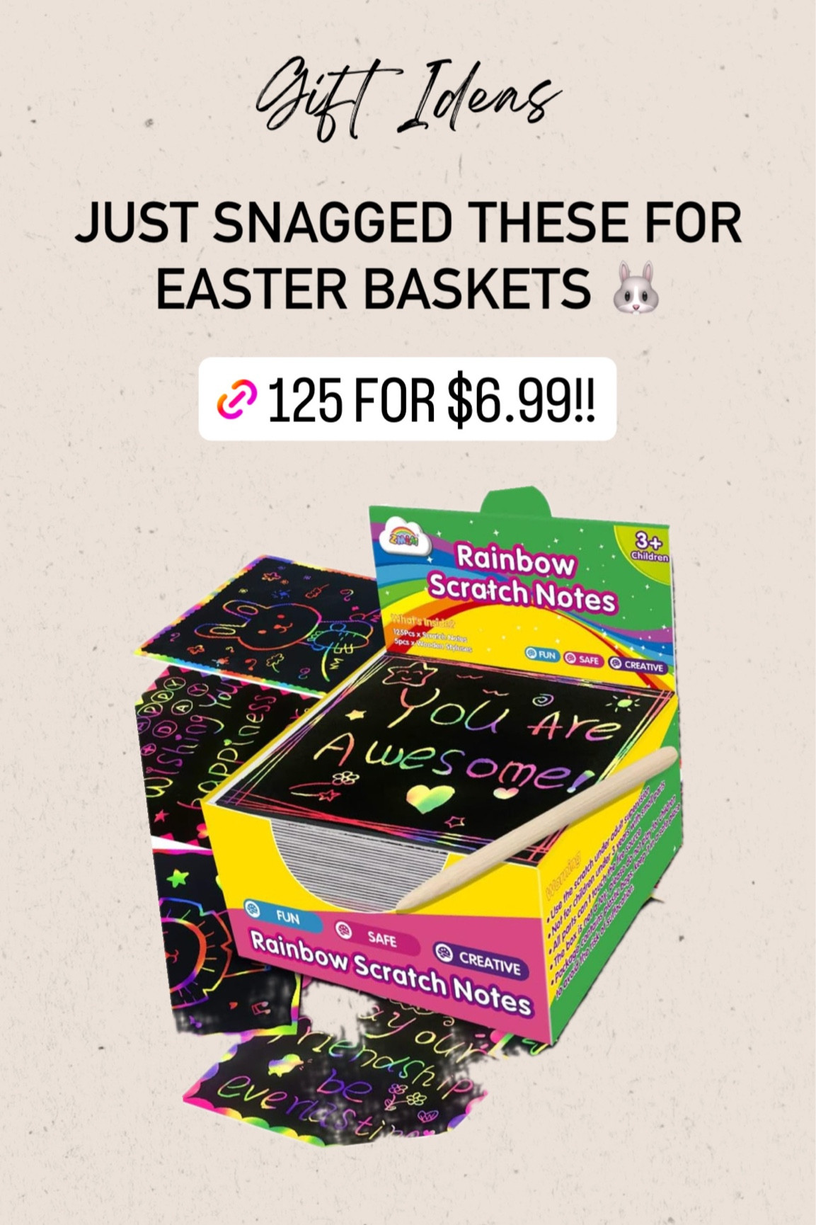 Great snag for Easter baskets! Good for restaurants and travel  

#LTKkids #LTKfamily