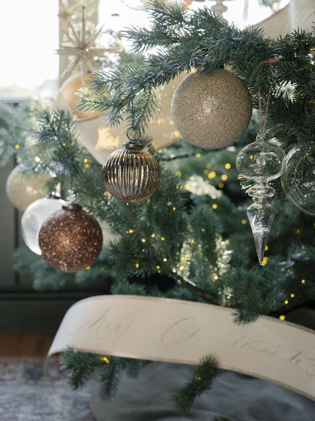 Neutral Palette Finial Ornaments – Timeless Holiday Style | CG Hunter