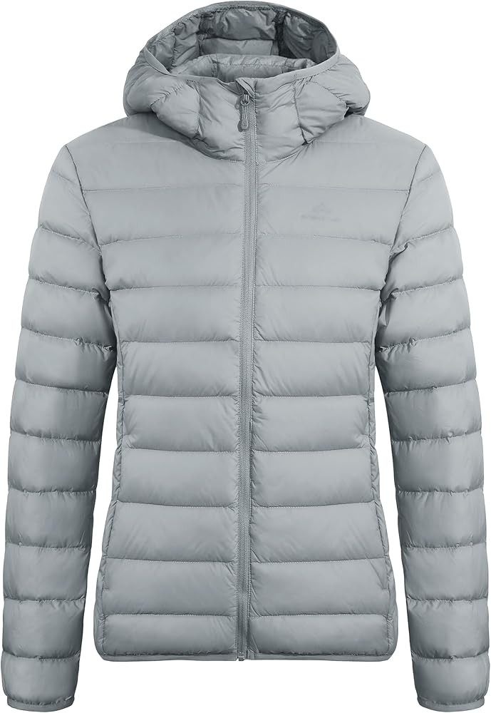 Pioneer Camp Women's Packable Down Puffer Jacket Ultralight Water Resistant Puffy Winter Coats wi... | Amazon (US)