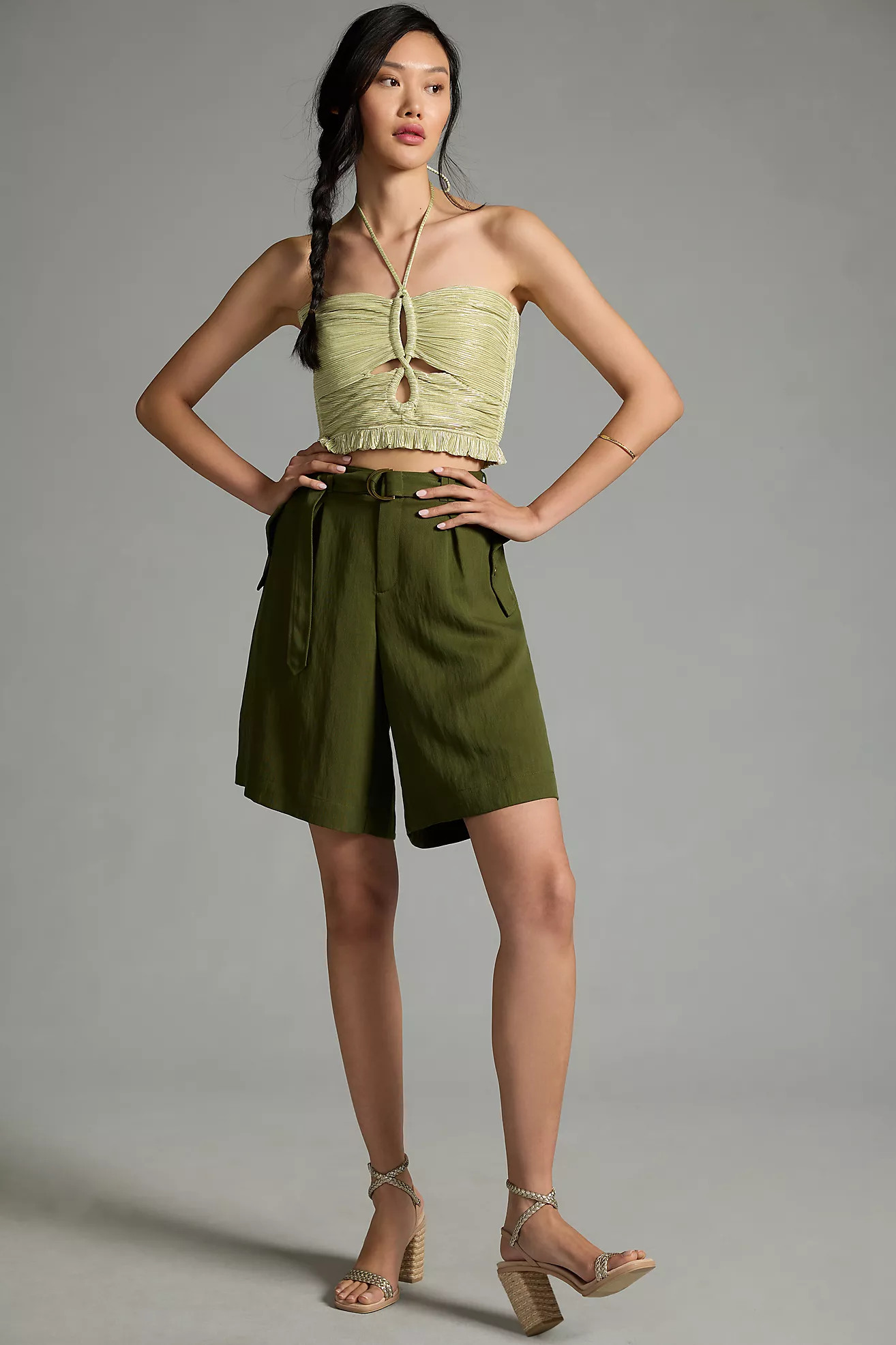 Sabina Musayev Dixie Keyhole Halter Tank | Anthropologie (US)