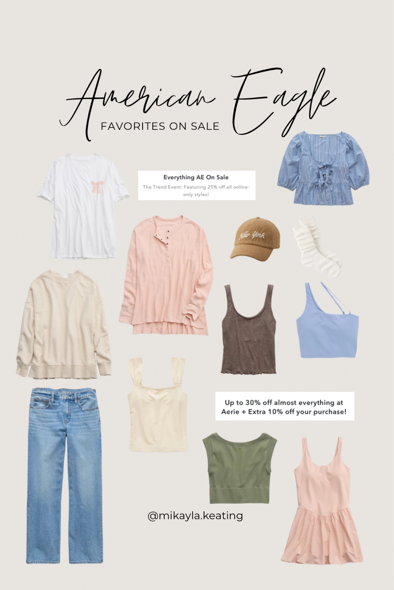Everything AE on sale + Aerie sale

Jeans, summer outfit, back to school, mom outfit, athletic wear, sweaters

#LTKActive #LTKSaleAlert #LTKBacktoSchool