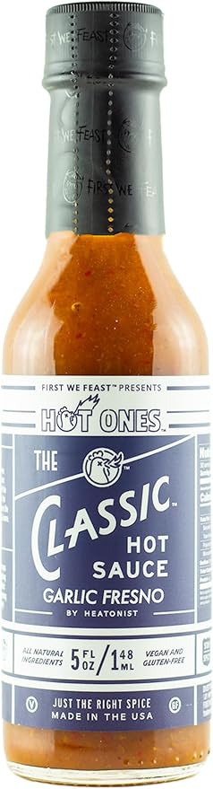 Hot Ones The Classic Garlic Fresno Edition Hot Sauce | Amazon (CA)