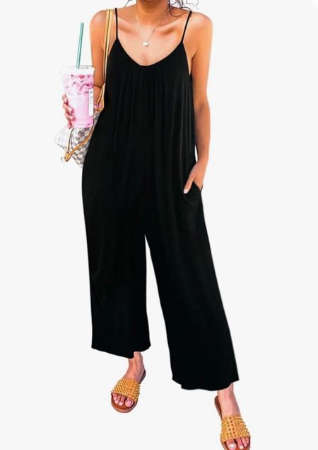Best throw on jumpsuit. I’m wearing a Medium. I’m currently wearing it with a little cropped tank underneath. I’ll link them too. Wearing large in tanks. They run small. 

#LTKStyleTip #LTKTravel #LTKSaleAlert