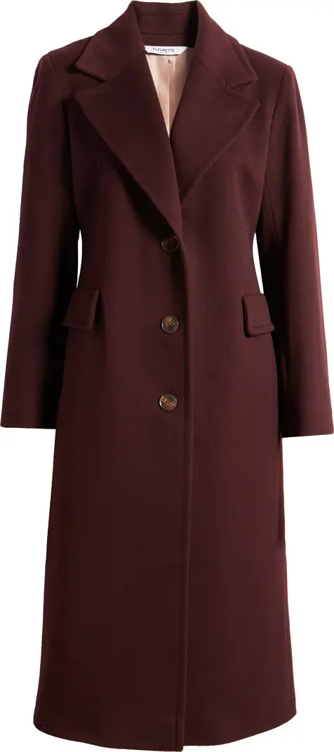 Holland Longline Wool Coat | Nordstrom
