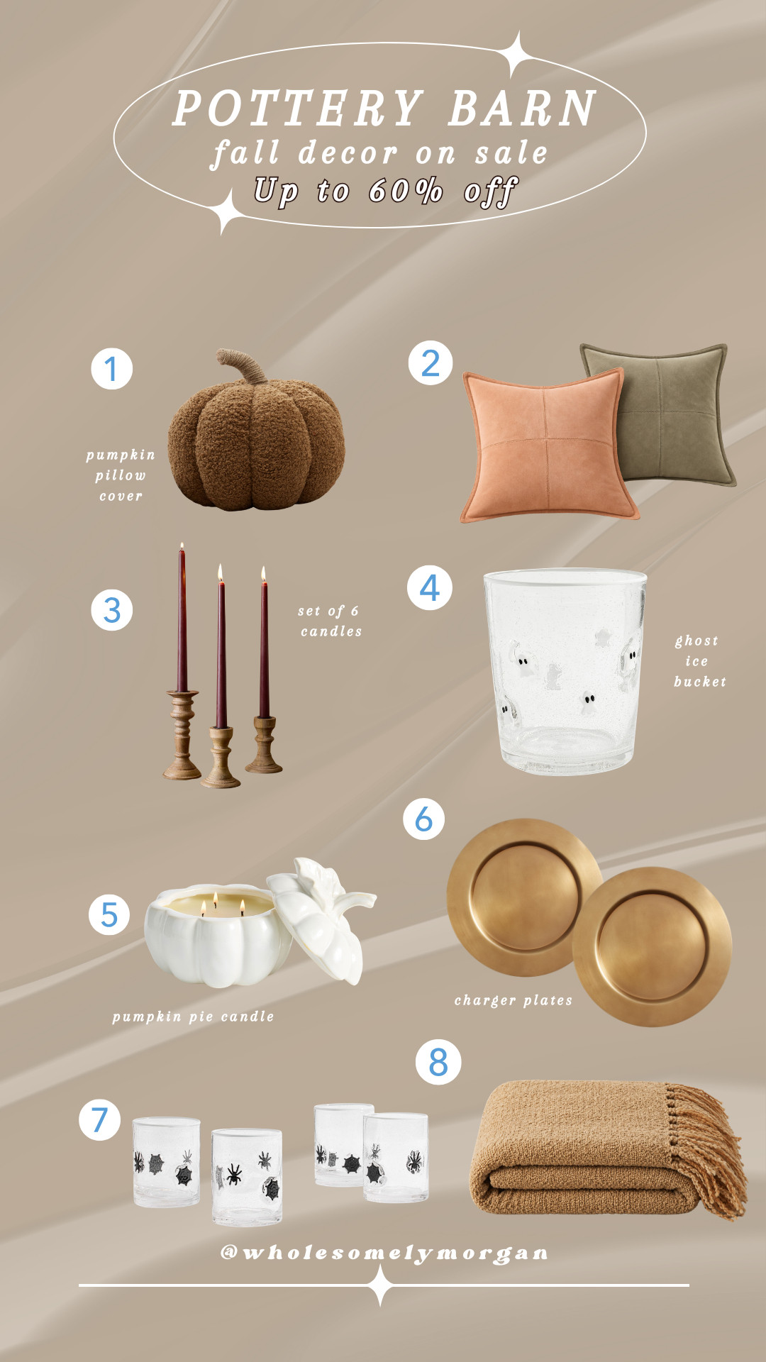 Pottery Barn Sale!! Here are some of my favorites going into fall 🍂

fall home decor, halloween home decor, home decor sale, throw blanket, icon glasses, Morgan Hancock 

 #LTKHome #LTKSaleAlert