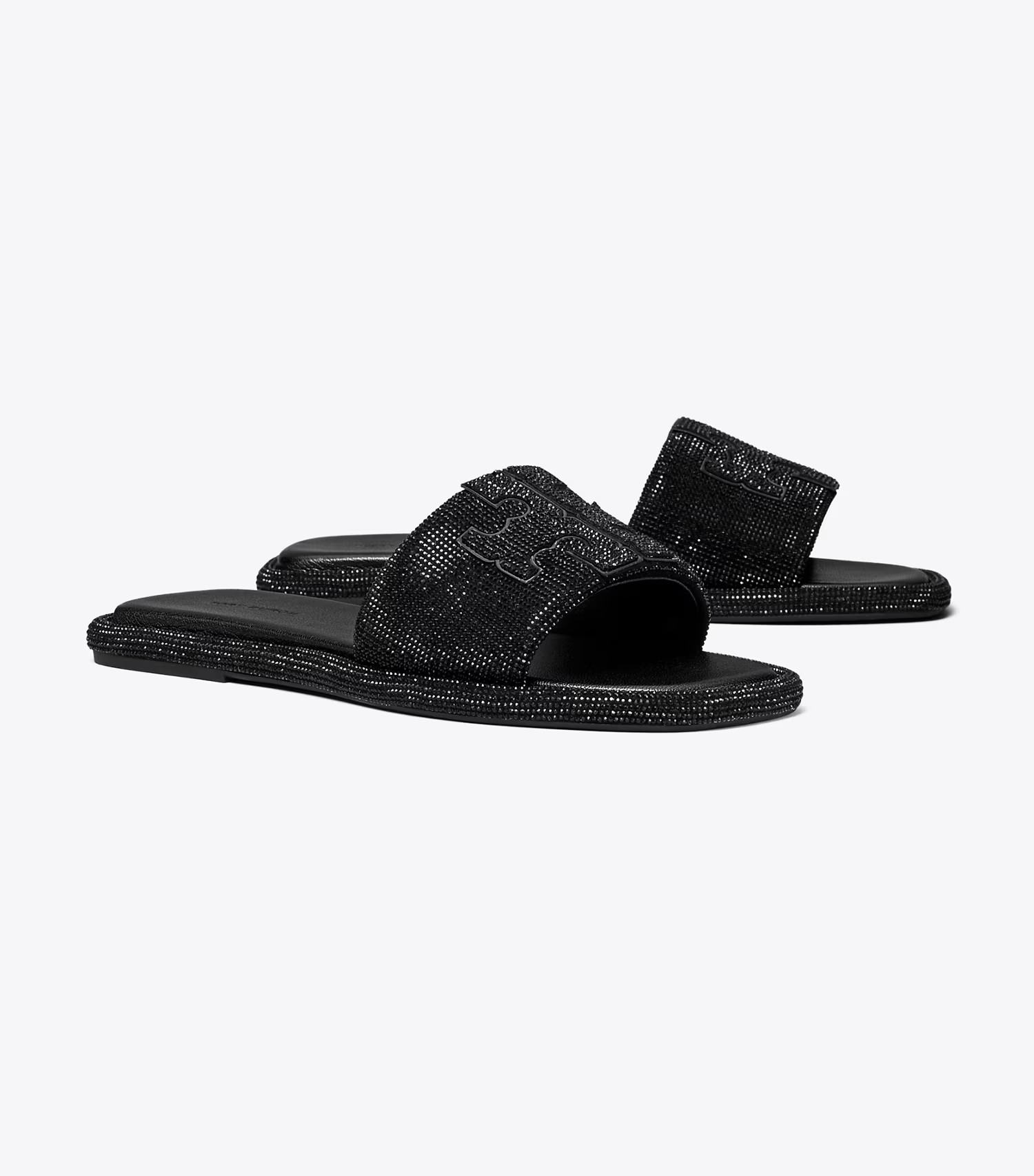 Pavé Double T Sport Slide: Women's Designer Sandals | Tory Burch | Tory Burch (US)