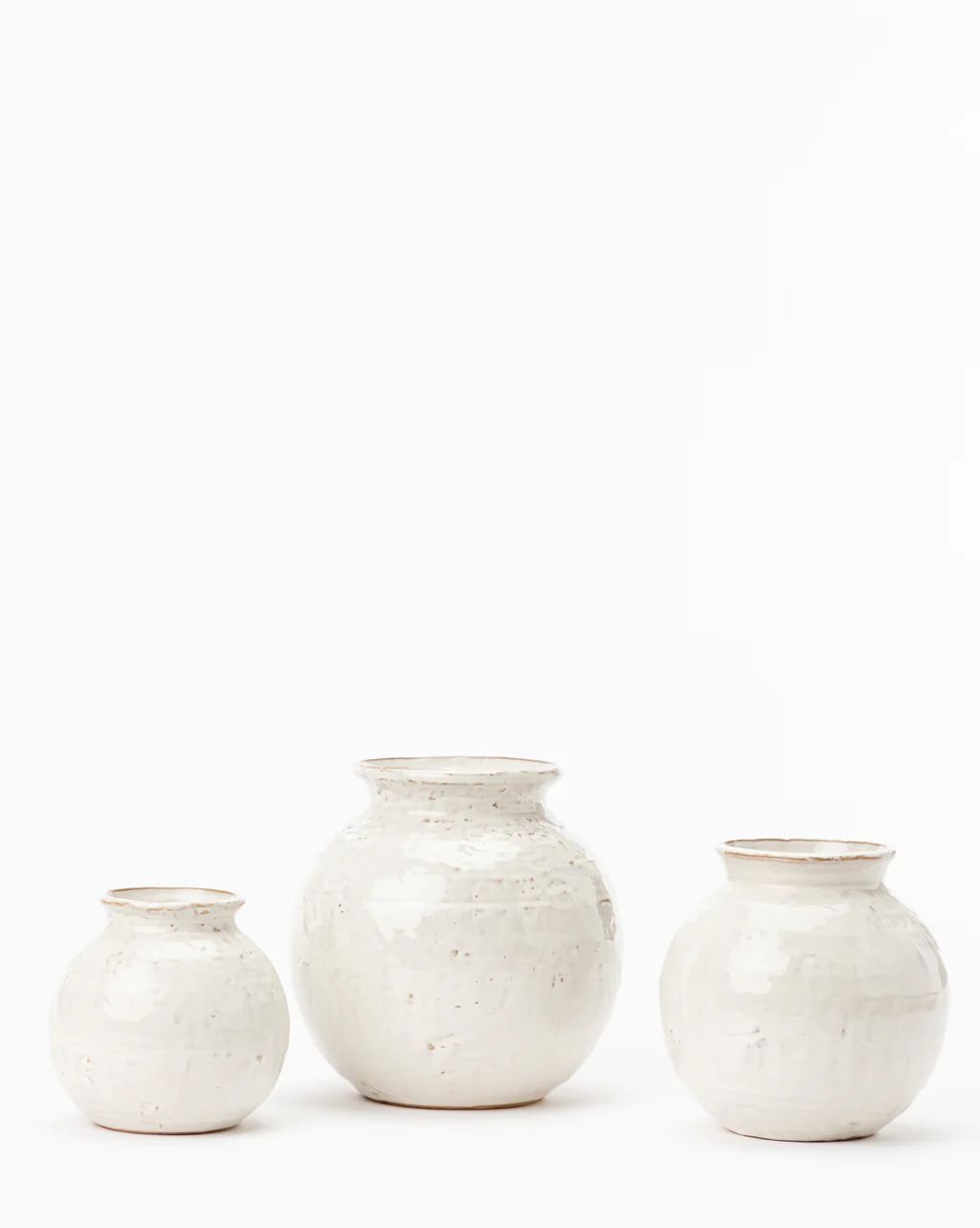 Rounded Ceramic Vase | McGee & Co.