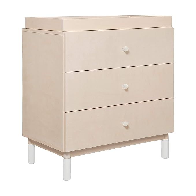 Babyletto Gelato 3-Drawer Changer Dresser with Removable Changing Tray in Washed Natural and Whit... | Amazon (US)