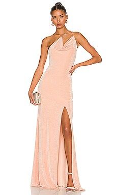 MISHA X REVOLVE Celestine Gown in Pink Champagne from Revolve.com | Revolve Clothing (Global)