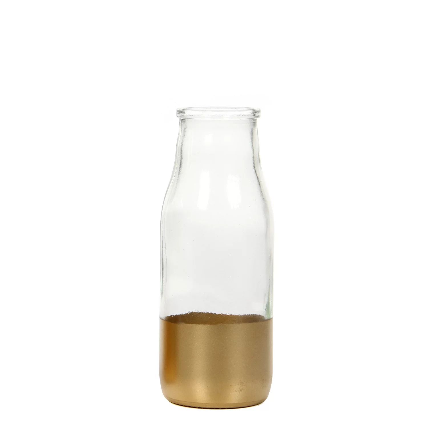 Way To Celebrate Small Gold Dipped Glass Bottle | Walmart (US)