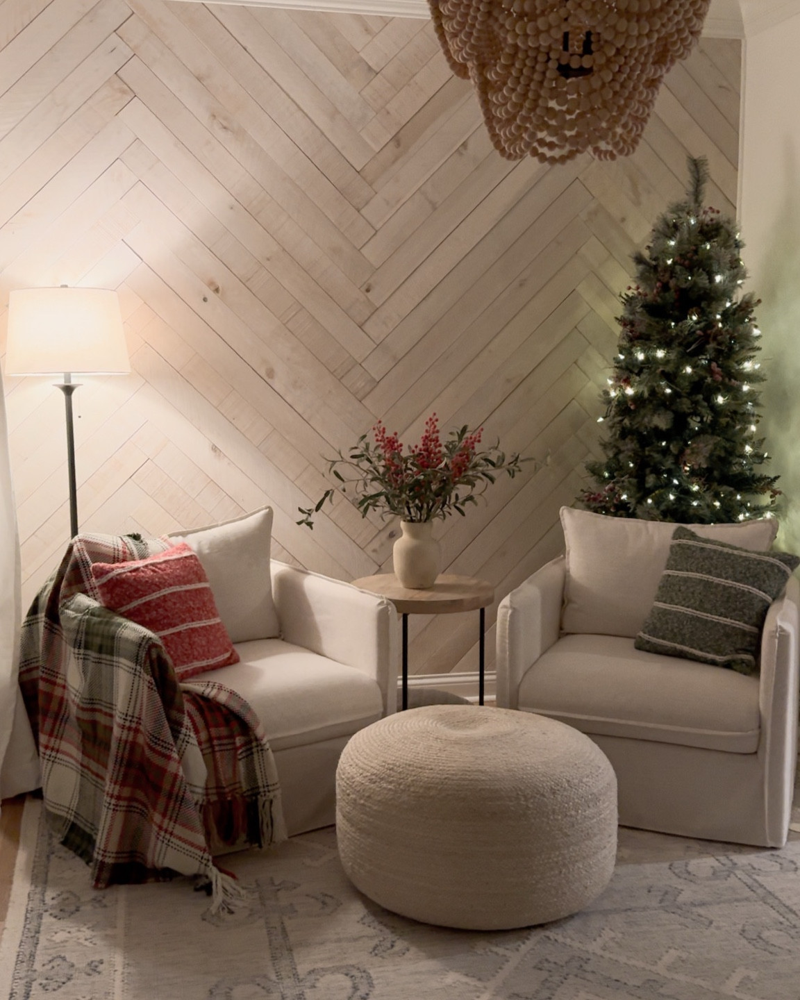 Christmas sitting room at night 🎄✨

#LTKHoliday #LTKSeasonal #LTKHome