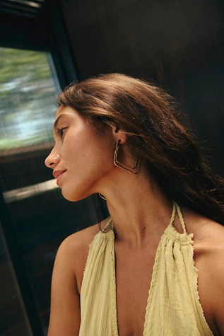 Shelby Square Hoops | Free People (Global - UK&FR Excluded)