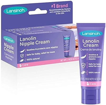 Lansinoh Lanolin Nipple Cream for Breastfeeding, 1.41 Ounces | Amazon (US)