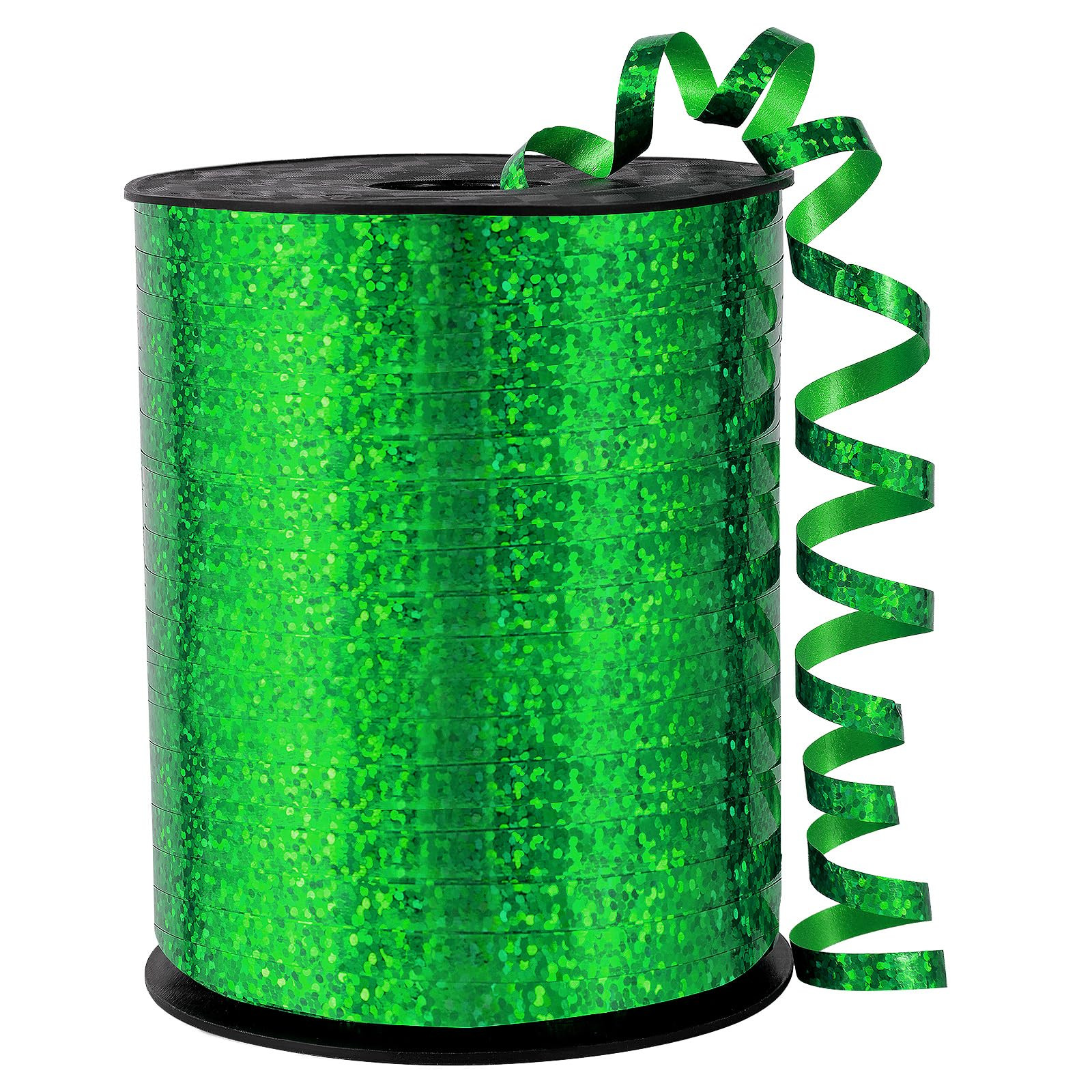 Green Curling Ribbon, 500 Yard Green Ribbon, Shiny Metallic Curling Ribbon for Gift Wrapping, Bal... | Amazon (US)