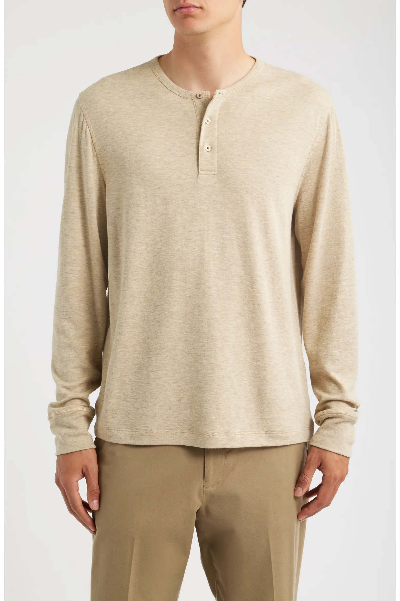 Long Sleeve Pima Cotton & Modal Henley (Men) | Nordstrom | Nordstrom