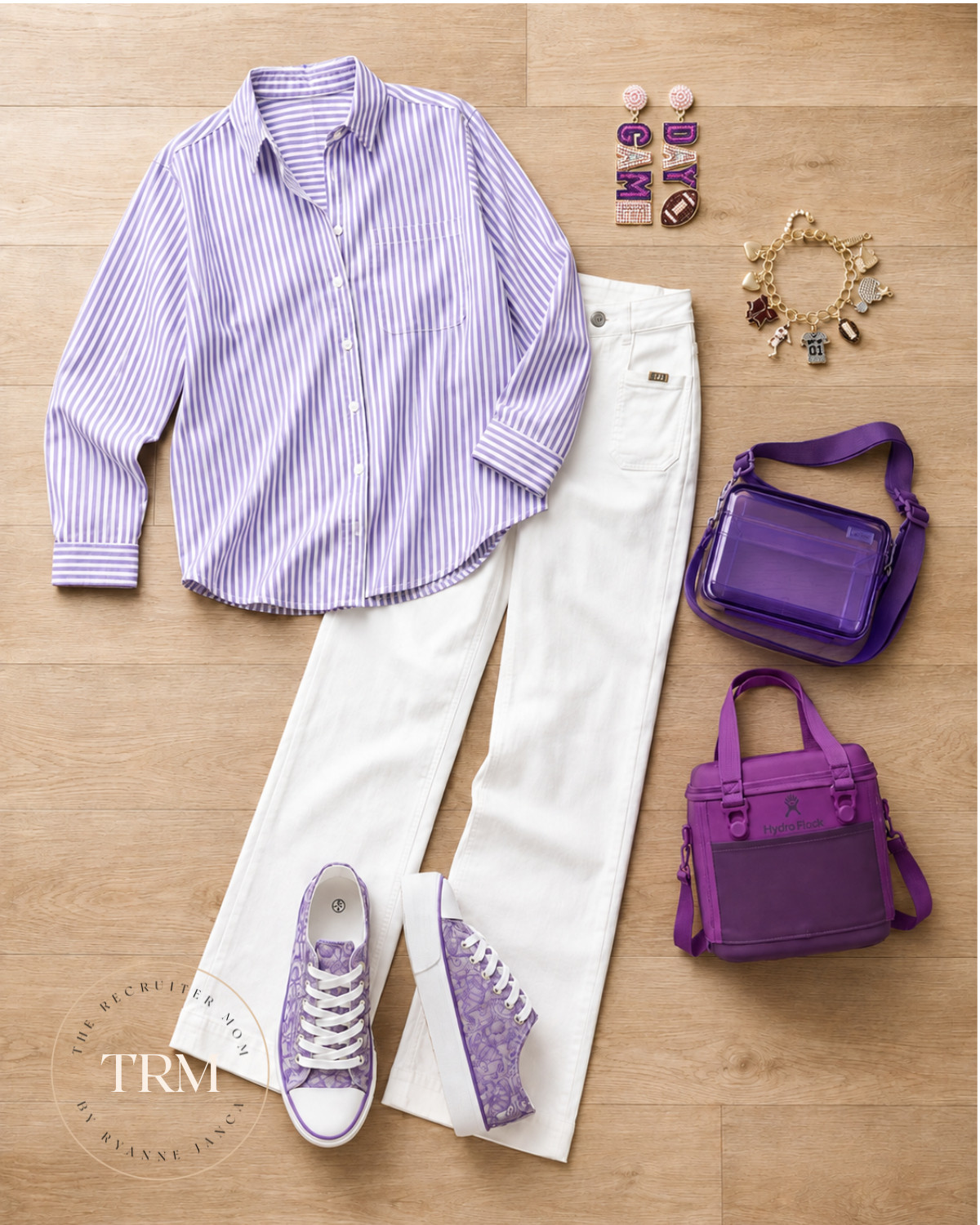 Purple game day fits, comin' in HOT 💜 That clear crossbody + those lace-print sneakers, I can't…

#GeauxTigers #EMAW #GoFrogs #GoCats #Skol #RavensFlock #GameDay #FootballMom

#LTKSeasonal #LTKActive #LTKKids
