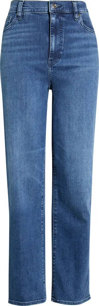 Le Sleek High Waist Ankle Straight Leg Jeans | Nordstrom