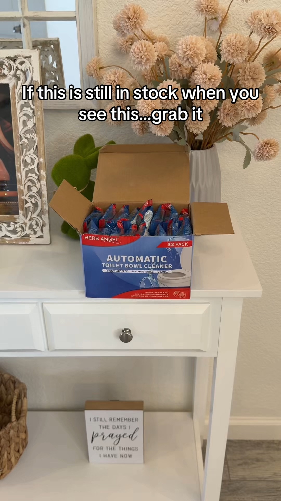 Toilet bowl cleaning tablets I linked similar ones #bathroom #bathroomcleaning #bathroomfinds

#LTKHome #LTKmomlife