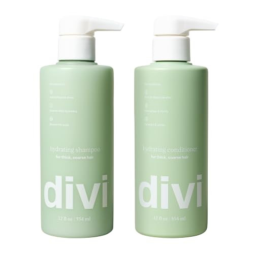 Divi Hydrating Shampoo & Conditioner Set for Medium/Thick Hair | 12 fl oz | Amazon (US)