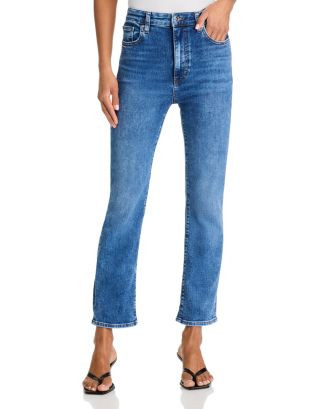 FRAME The Pencil High Rise Crop Jeans in Canals  | Bloomingdale's Women | Bloomingdale's (US)