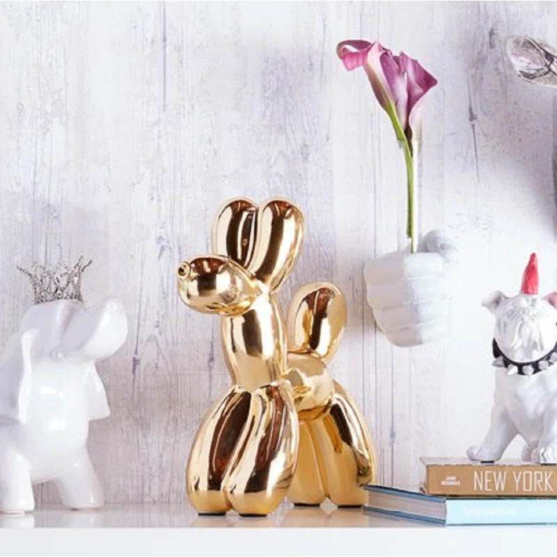 Porum Interior Illusions Plus Ceramic Dog Piggy Bank | Wayfair North America