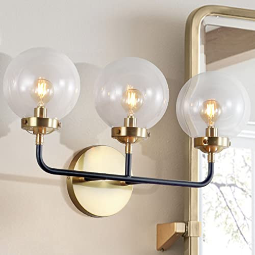 JONATHAN Y JYL9011A Caleb 3-Light 22" Brass Wall Sconce Contemporary,Transitional 2200K Edison G50 2 | Amazon (US)