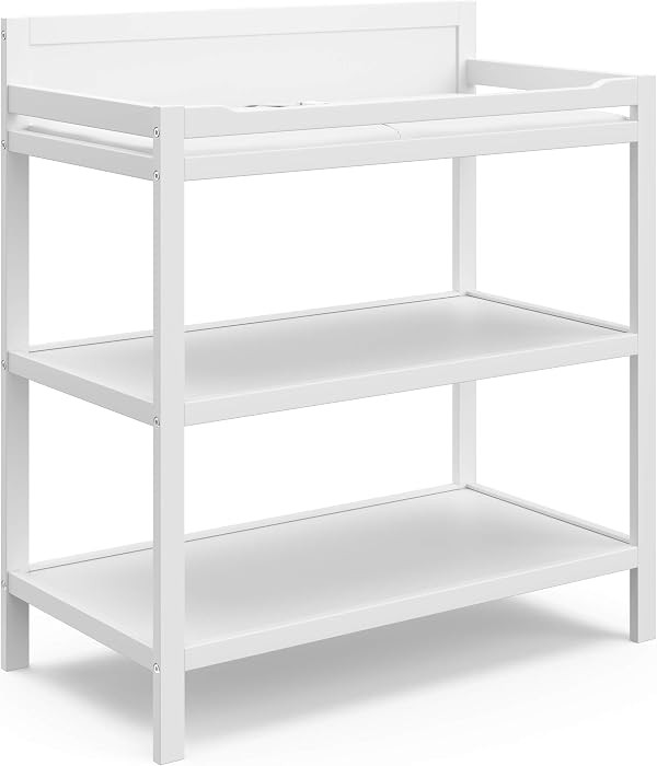 Storkcraft Alpine Changing Table (White) – GREENGUARD Gold Certified Nursery Changing Table, In... | Amazon (US)