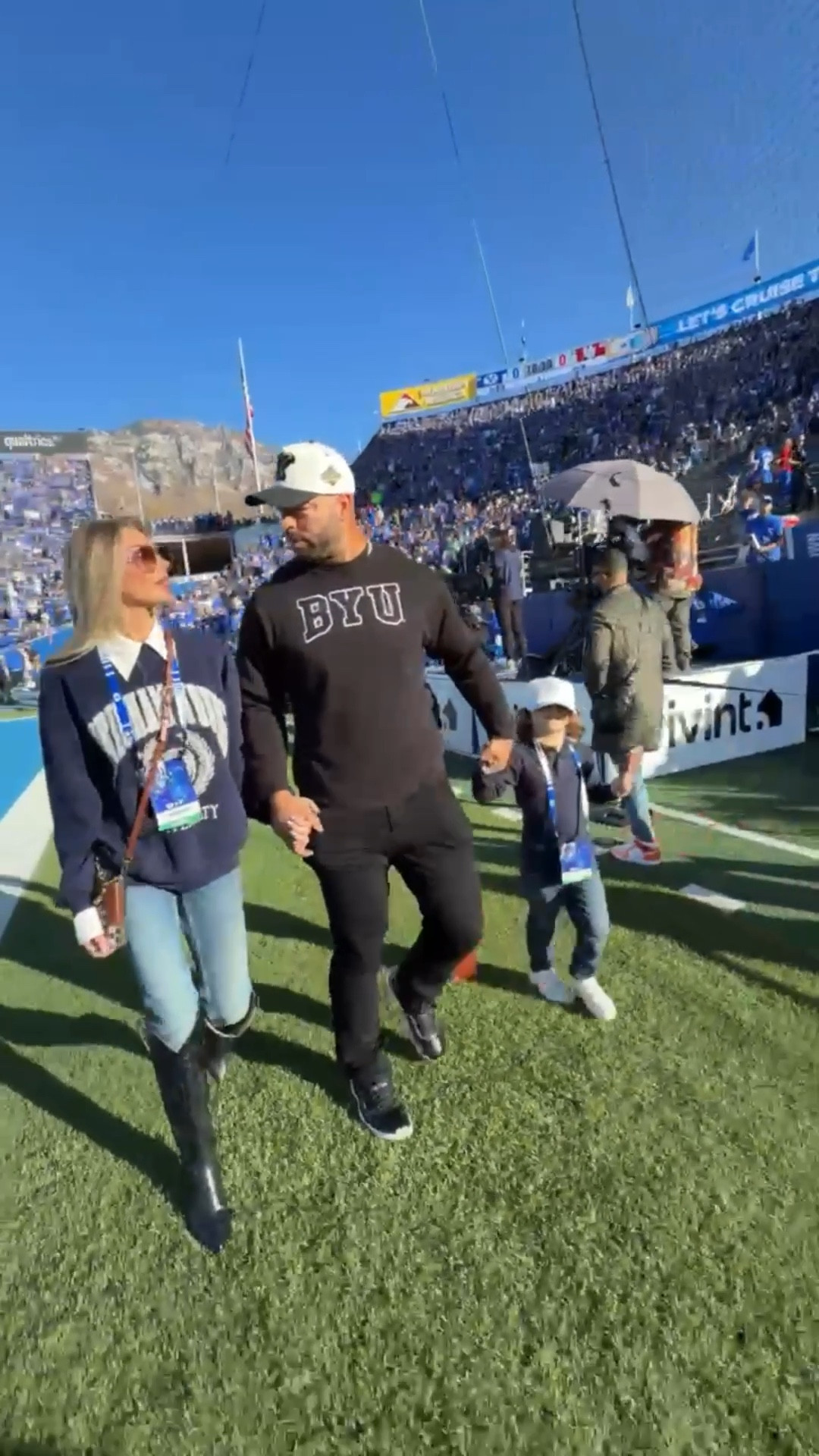 Core memories for our little family yesterday showing our kids where it all began 💙🤍

BYU sweatshirt is my mom's from when she was in college, but I linked some similar collegiate vibes no matter your team. My collared shirt is by Ronny Kobo. It's actually genius because I got the look of the exaggerated collar and cuffs but the mesh made it not crunchy or bulky under my sweatshirt. My sunglasses are my tried and true Chloe. My jeans are Polo Ralph Lauren, linked exact and similar. My tall black leather cowboy boots are Oasis Society, linked similar. 

Trae’s straight leg jeans are Carters and his navy polo is Tommy Hilfiger. Linked exact  
GO COUGS!! 

#LTKFindsUnder50 #LTKFamily #LTKStyleTip