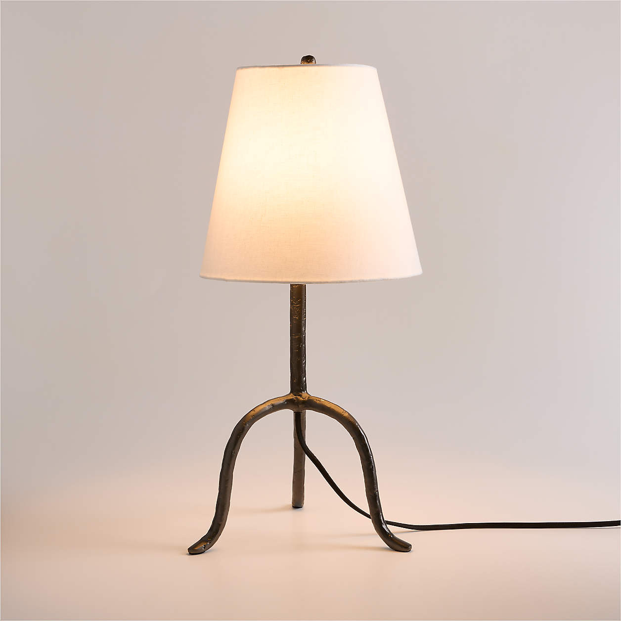 Cardiff Black Table Lamp 16.5" | Crate & Barrel | Crate & Barrel