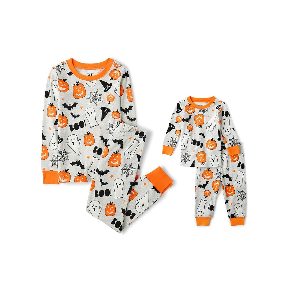 The Children's Place Baby and Kids, Sibling Matching, Holiday Pajama Sets, Cotton | Amazon (US)
