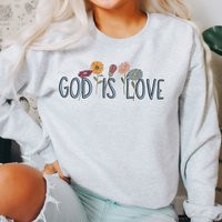 God Is Good Crewneck Jesus Sweatshirt, Christian Love, Love Like Faith Hoodie | Etsy (US)