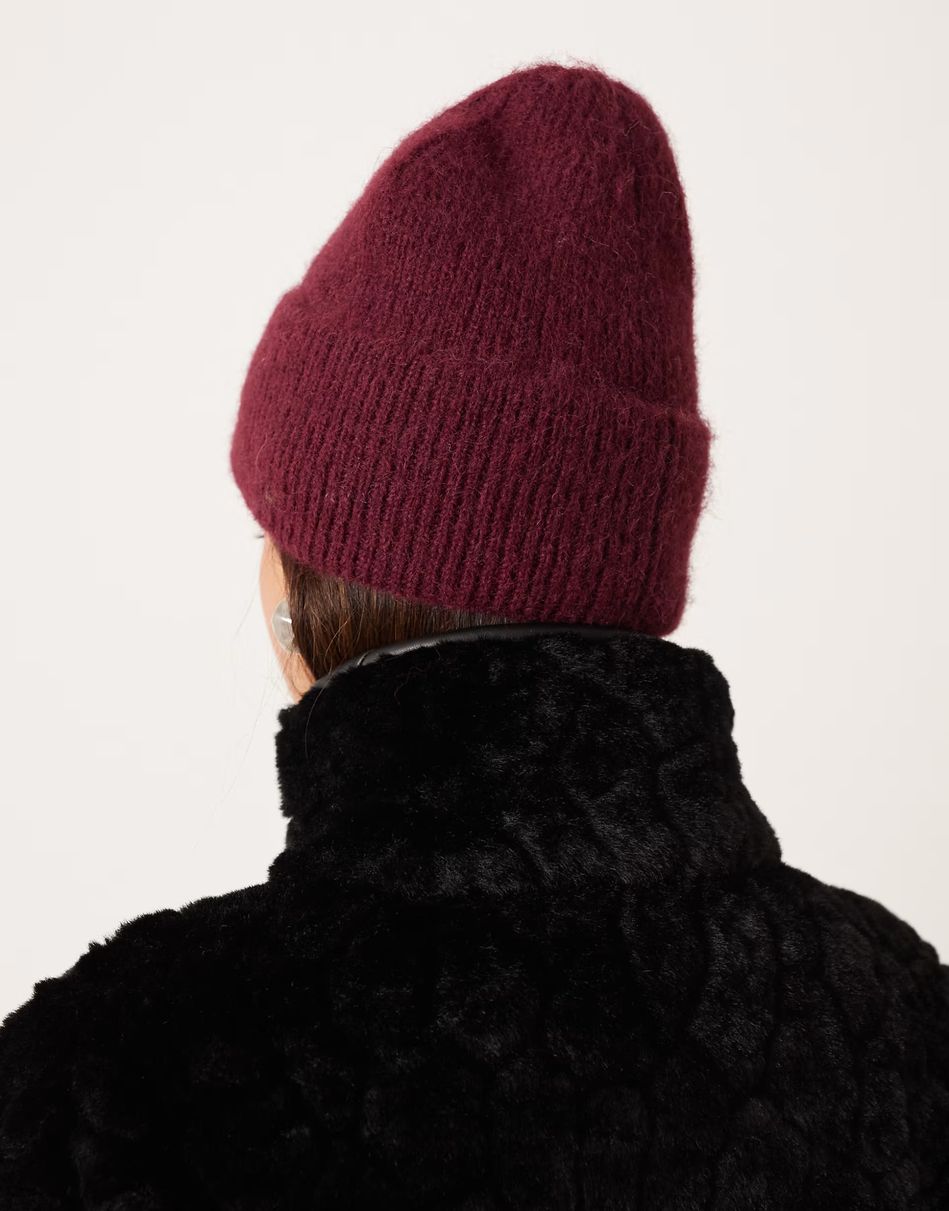 Mango beanie in cherry red | ASOS (Global)