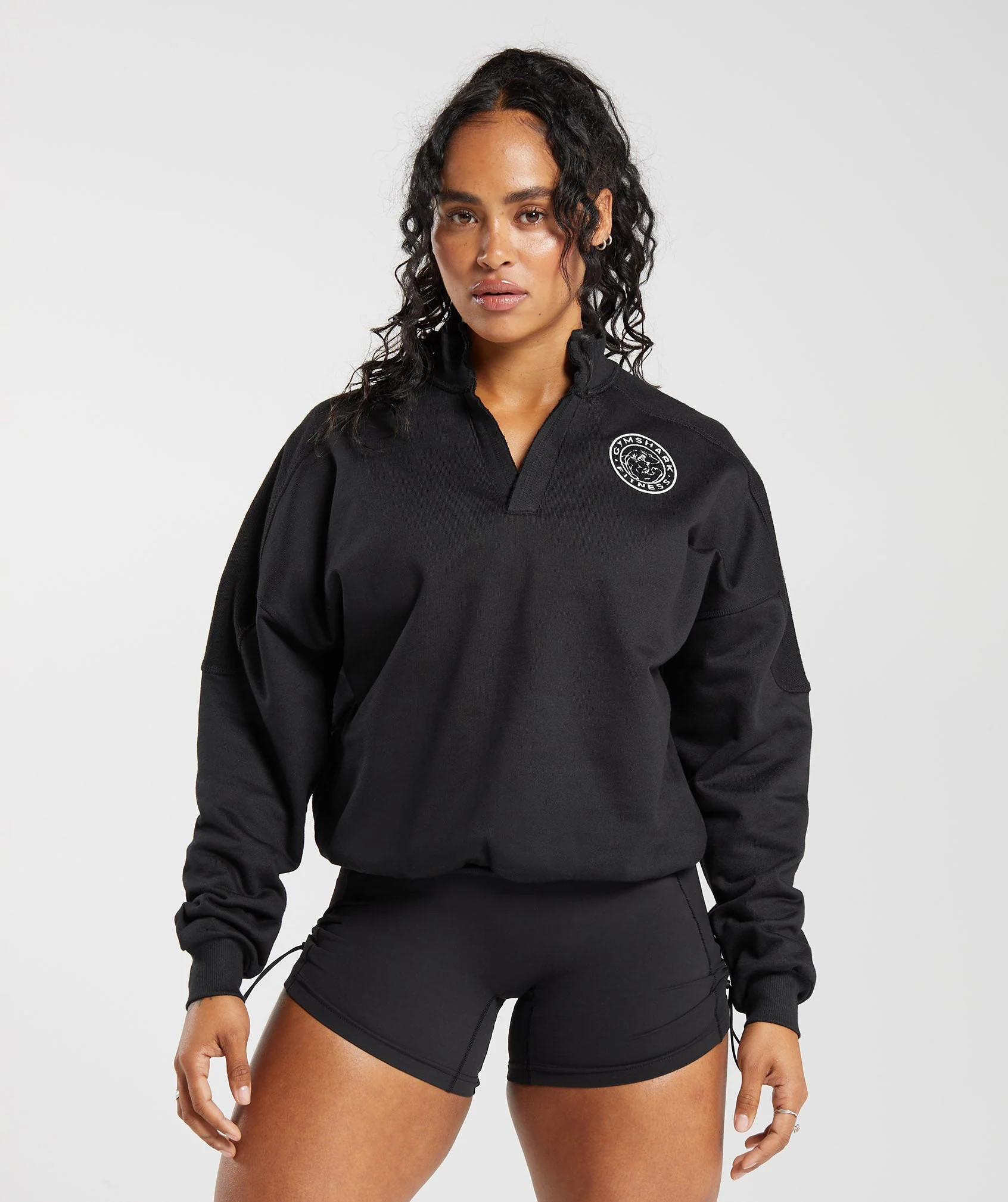 Gymshark Legacy Oversized Sweatshirt - Black | Gymshark US