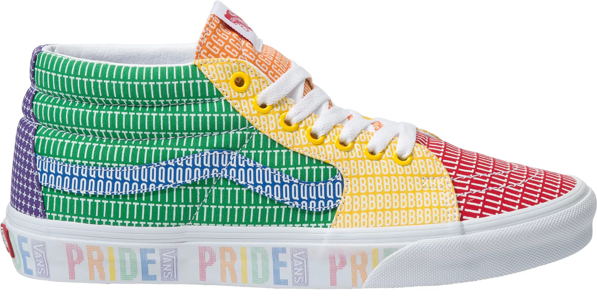 Vans SK8-Hi Pride Shoes, Women's, Multi/White | Dick's Sporting Goods