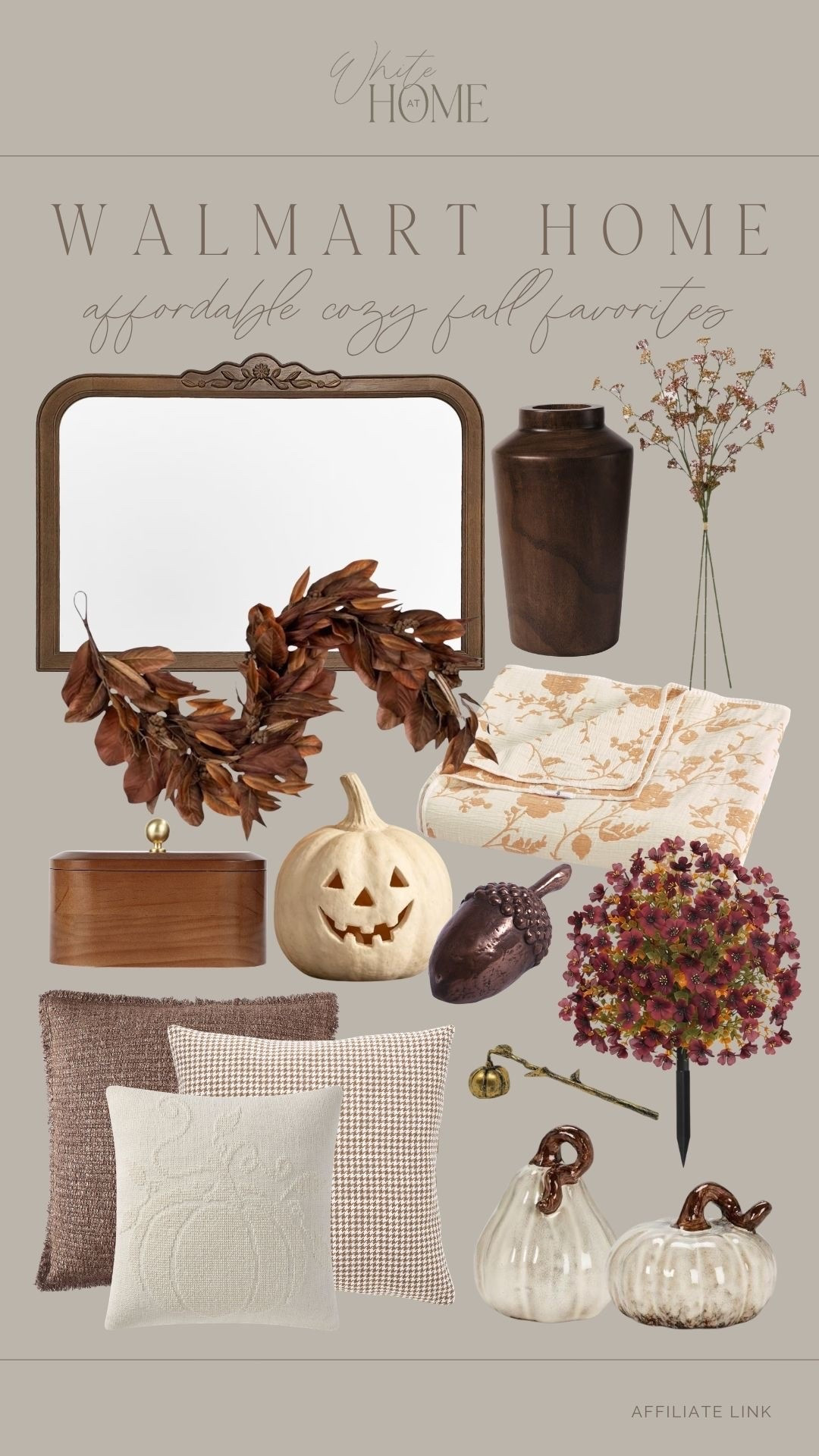 Cozy and affordable finds from Walmart to start off your fall decorating with ease! Warm tones, beautiful textures, organic objects, and cozy textiles. Love!

#LTKHome