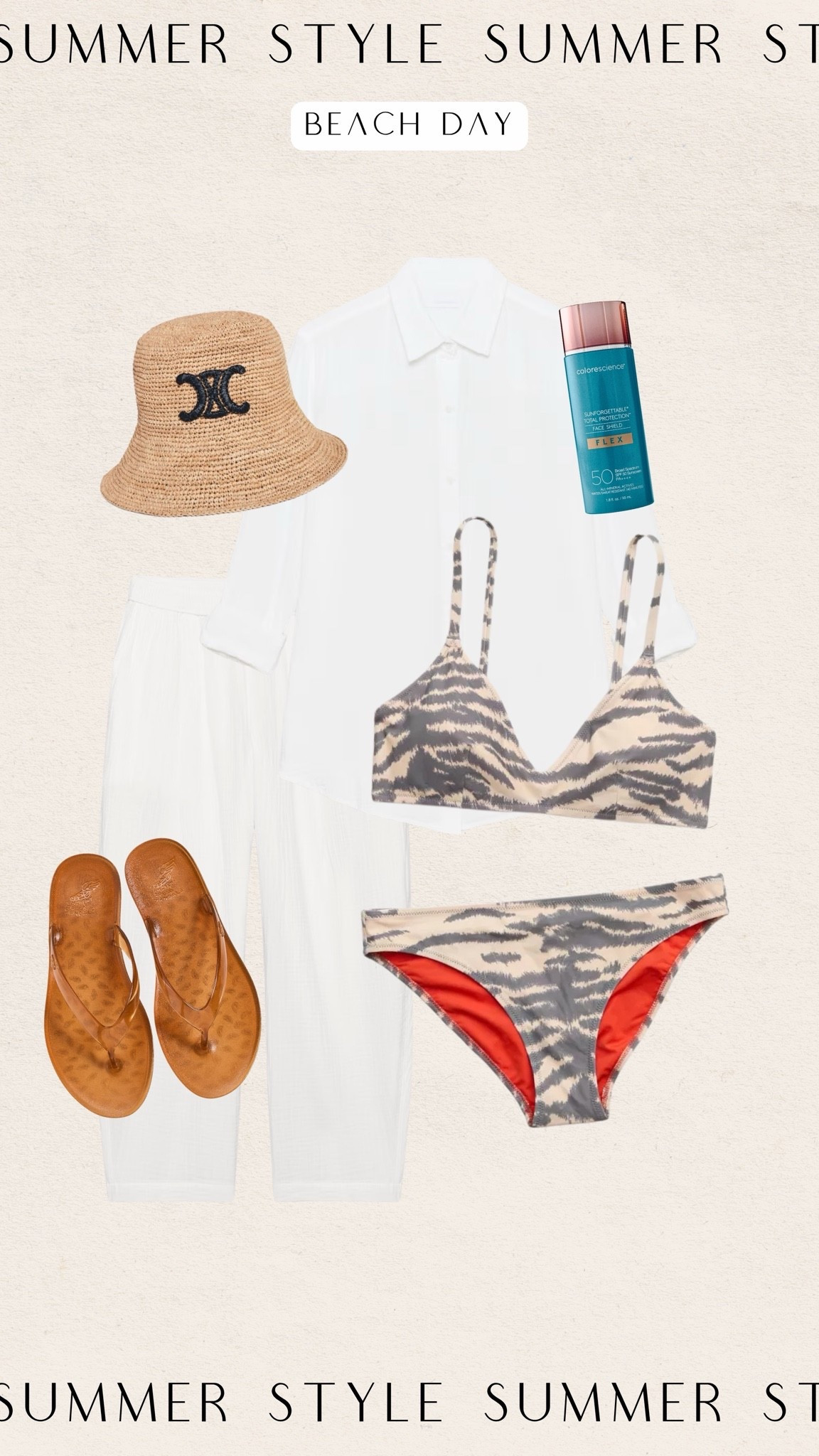 beach day outfit!! 

summer outfits, vacation outfits, beach day outfit, linen cover up, zebra print, women’s swimwear

#LTKootd #LTKSaleAlert #LTKSwim