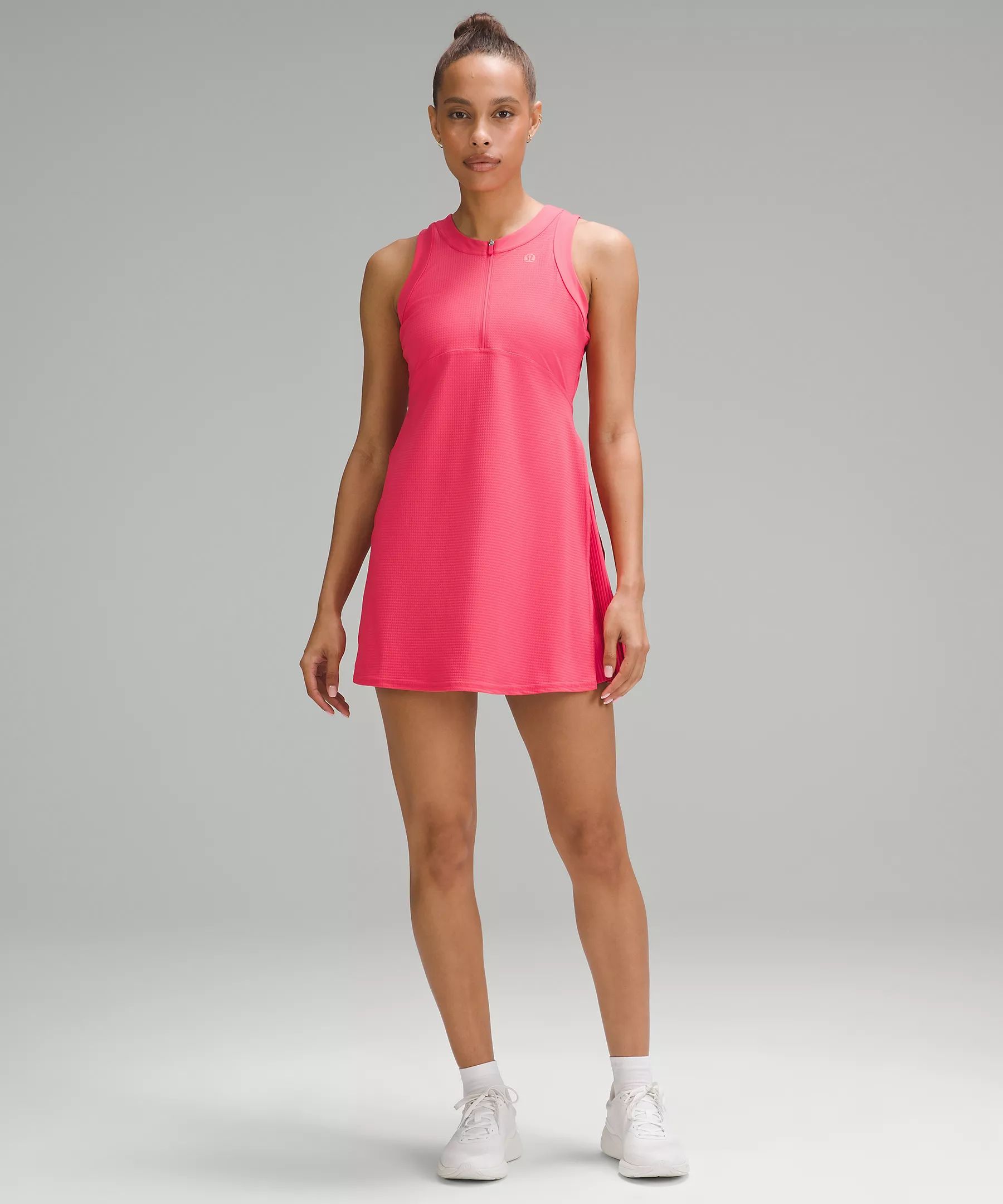 Grid-Texture Sleeveless Tennis Dress | Women's Dresses | lululemon | Lululemon (US)