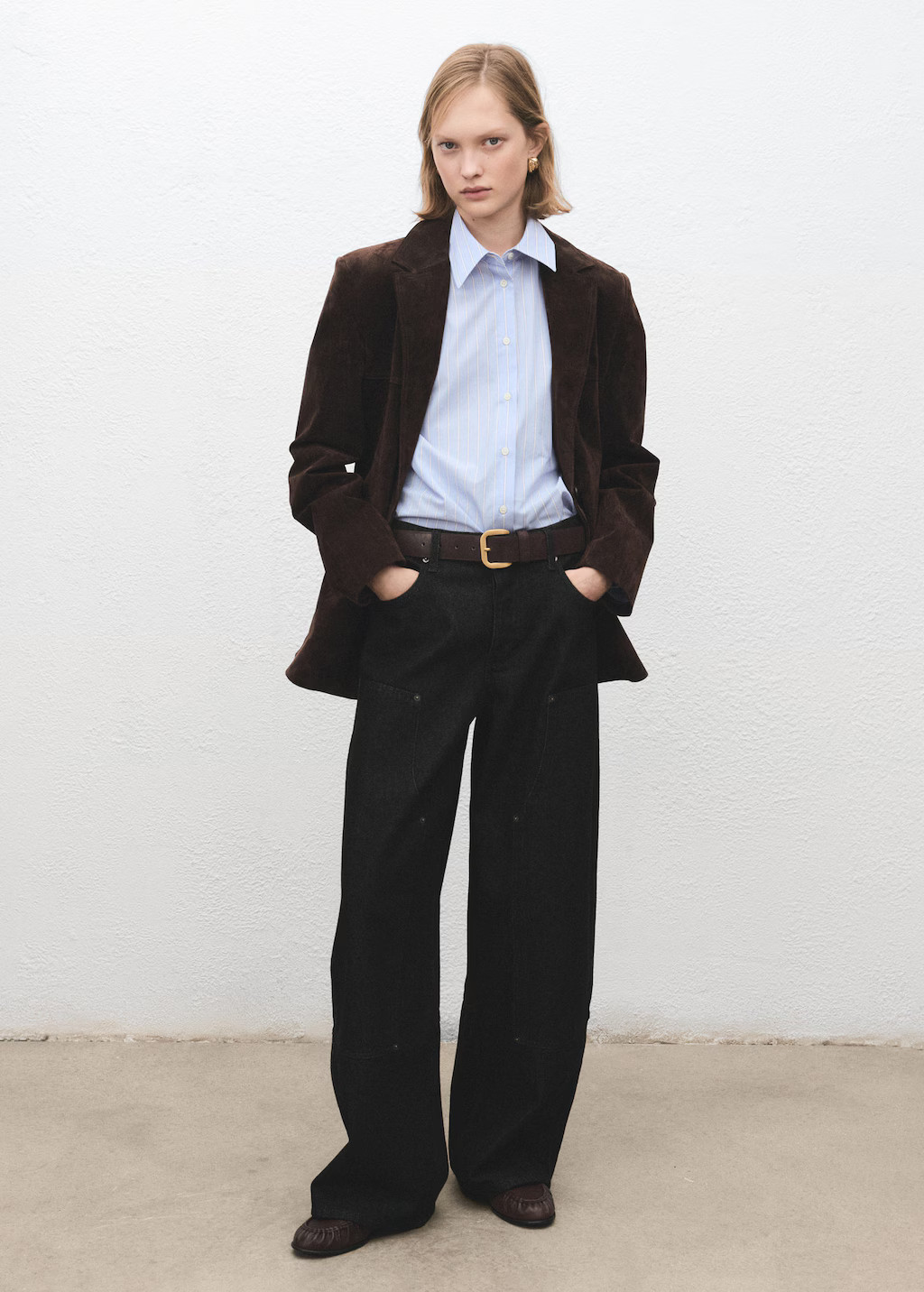 Barrel jeans with patches black - Woman - 14 - MANGO | Mango (US/MX/AU)