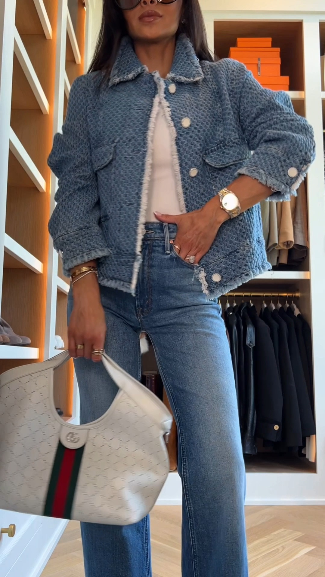 Summer workwear 
Zara denim jacket
Mother doozy flared jeans on sale

#LTKOver40 #LTKWorkwear #LTKootd