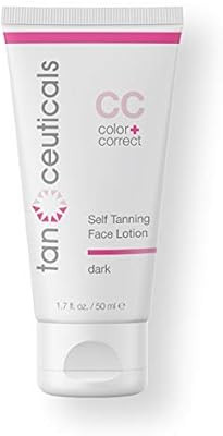 Tanceuticals Facial Self Tanner - CC Self Tanning Lotion for Face Gives Natural, Long Lasting Sun... | Amazon (US)