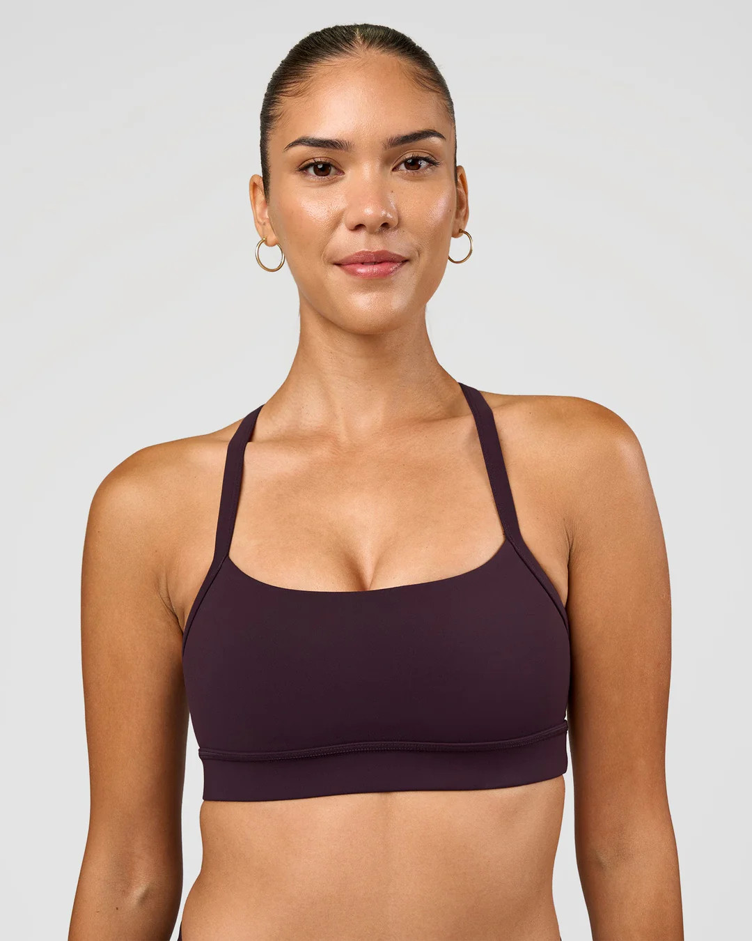 Momentum Sports Bra - Midnight Plum | LSKD | LSKD