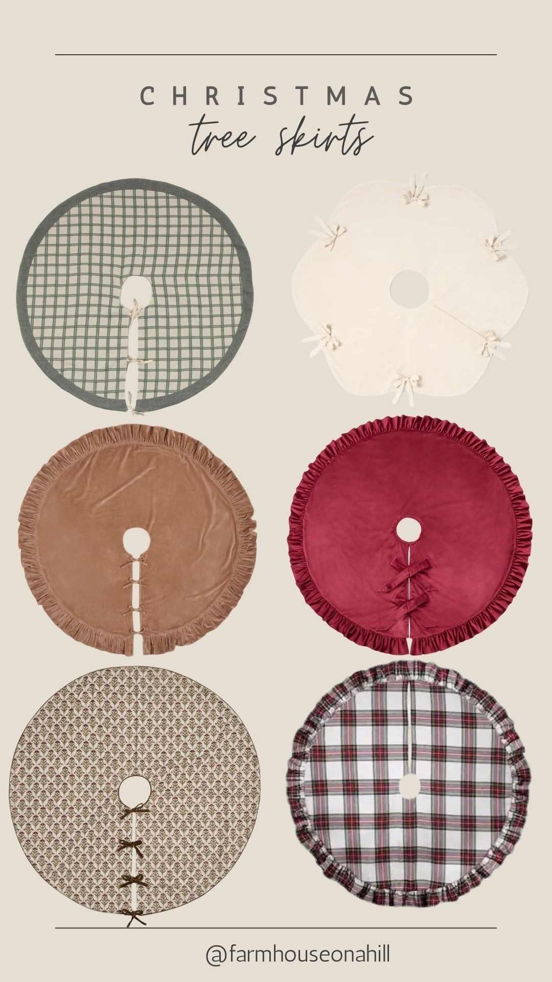 Christmas tree skirts! 

#LTKHome #LTKSeasonal #LTKHoliday