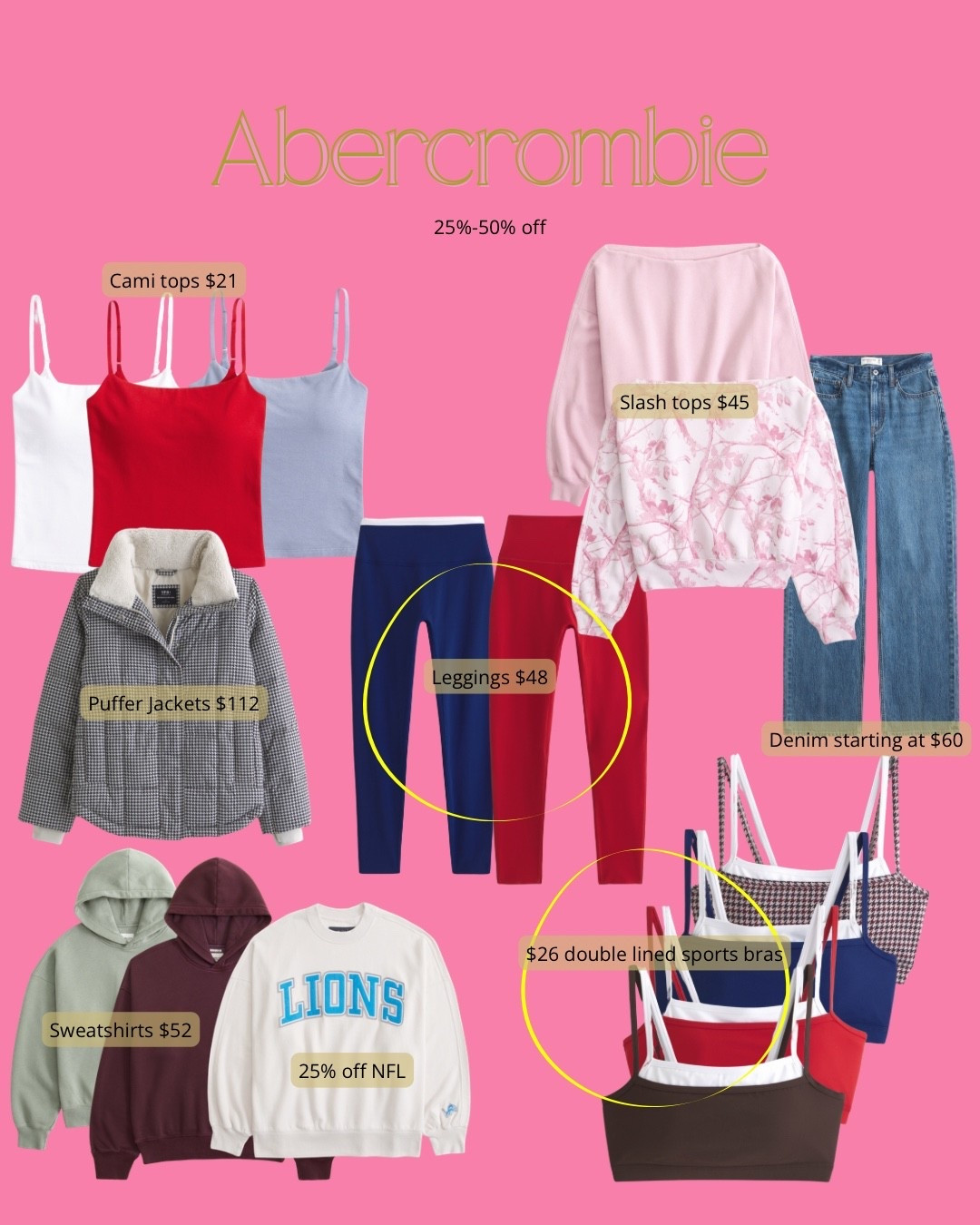 All of my picks from abercrombies cyber week sales! Including their active line that I am obsessed with! Between 20%-50% off! 

#LTKSaleAlert #LTKCyberWeek #LTKActive