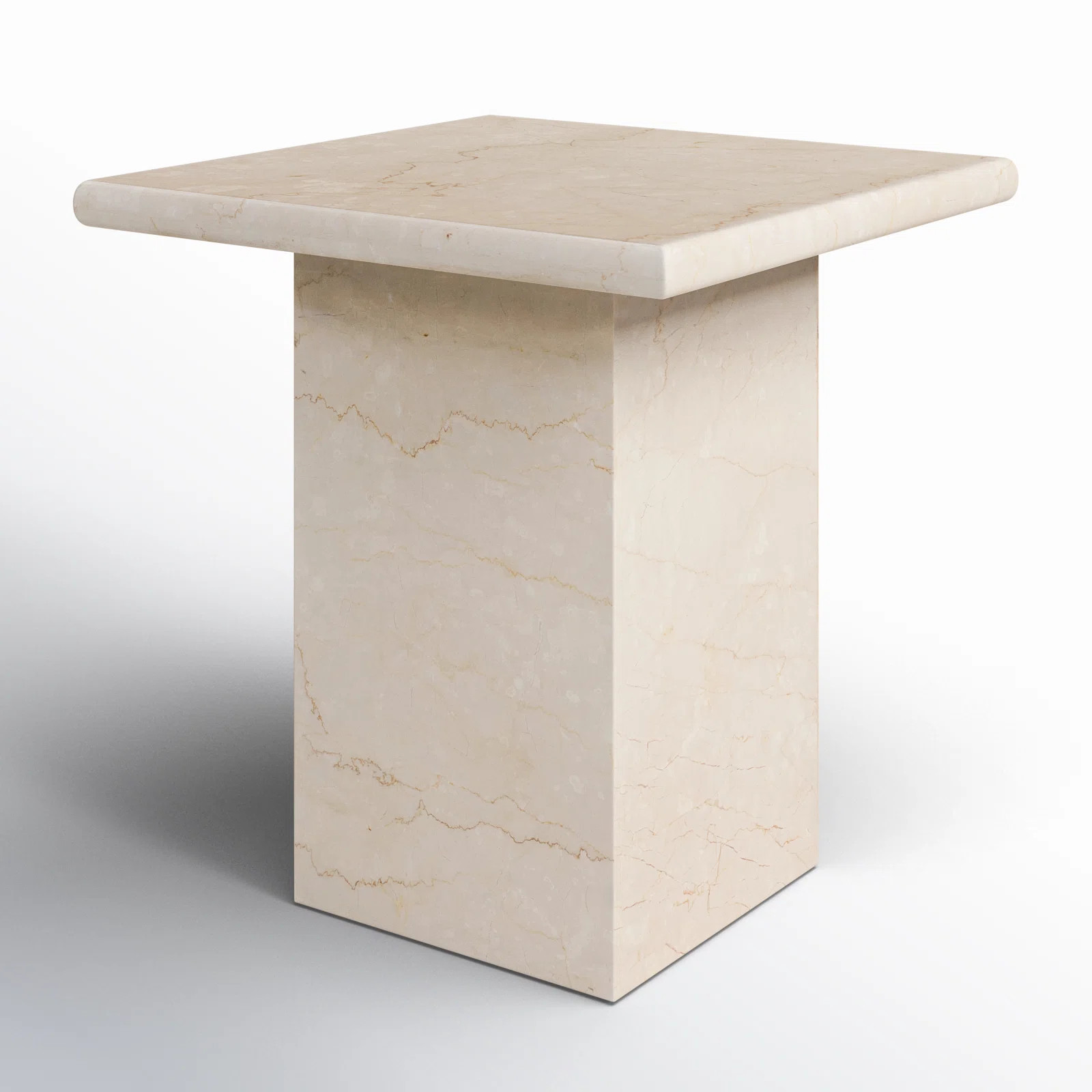 AllModern Olene Genuine Marble Block End Table | Wayfair | Wayfair North America