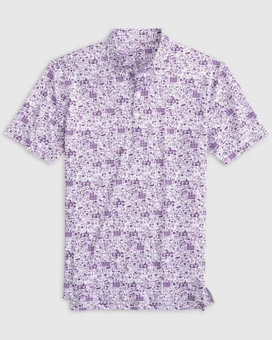 Tailgater 2.0 Printed Jersey Performance Polo | johnnie O