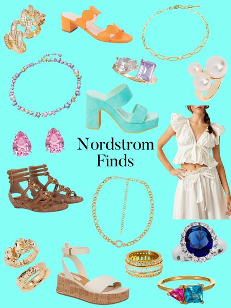 Sharing some recent Nordstrom finds! Some cute sandals for spring, jewelry, and a cute white basic top for spring!

#nordstrom #nordygirl #nordstromfinds #jewelry #swarvozki #sandals #spring #freepeople #earrings #ring #rings #accessories  

#LTKSeasonal #LTKstyletip