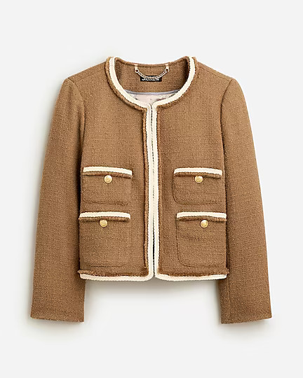Frances lady jacket in maritime tweed | J. Crew US