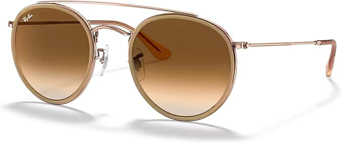 Ray-Ban RB3647N Double Bridge Round Sunglasses for Men for Women +BUNDLE with ACCESSORY EYEWEAR K... | Amazon (US)