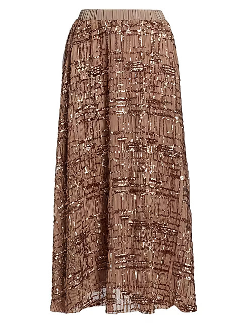 Sequin Midi Skirt | Saks Fifth Avenue