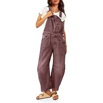 90s Outfits,Baggy Jumpers,Loose Overalls with Pockets | Amazon (US)